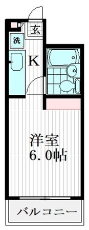 シーモス武蔵新城の物件間取画像